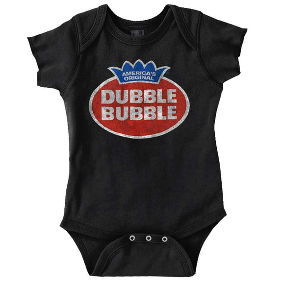 Vintage Dubble Bubble Gum Double Logo Romper Boys or Girls Infant Baby Brisco Brands 6M