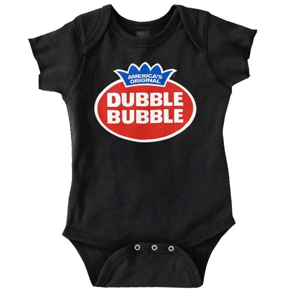 Vintage Dubble Bubble Gum Double Logo Romper Boys or Girls Infant Baby Brisco Brands NB