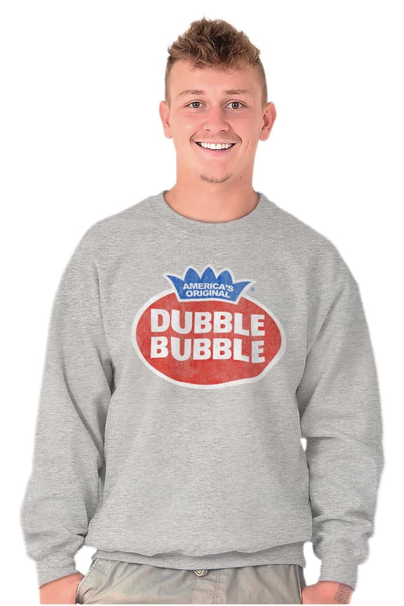 Vintage Dubble Bubble Gum Double Logo Sweatshirt for Men or Women Brisco Brands L