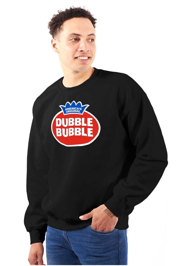 Vintage Dubble Bubble Gum Double Logo Sweatshirt for Men or Women Brisco Brands L