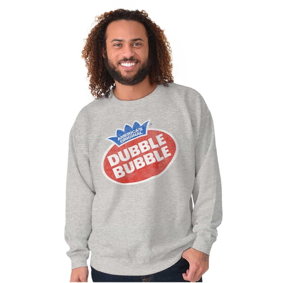 Vintage Dubble Bubble Gum Double Logo Sweatshirt for Men or Women Brisco Brands S