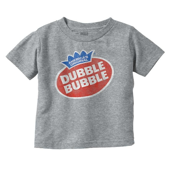 Vintage Dubble Bubble Gum Double Logo Toddler Boy Girl T Shirt Infant Toddler Brisco Brands 12M