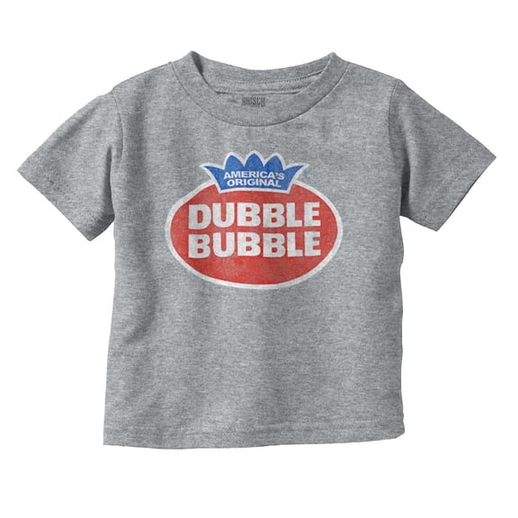 Vintage Dubble Bubble Gum Double Logo Toddler Boy Girl T Shirt Infant Toddler Brisco Brands 12M