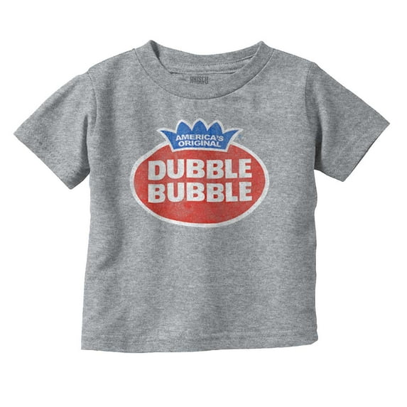Vintage Dubble Bubble Gum Double Logo Toddler Boy Girl T Shirt Infant Toddler Brisco Brands 2T