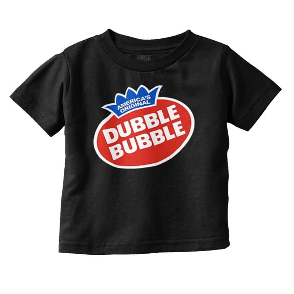 Vintage Dubble Bubble Gum Double Logo Toddler Boy Girl T Shirt Infant Toddler Brisco Brands 3T