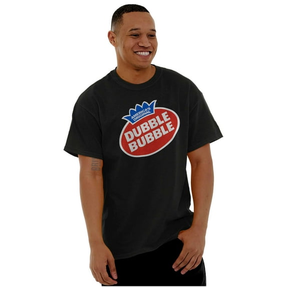 Vintage Dubble Bubble Gum Double Logo Unisex Plus Size Graphic Tee Brisco Brands 3X