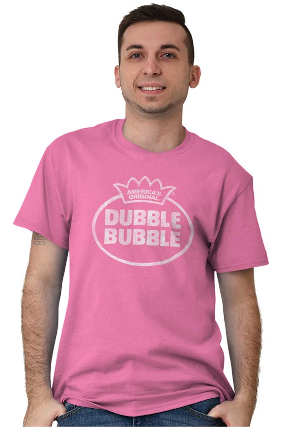 Vintage Dubble Bubble Original Logo Men's Graphic T Shirt Tees Brisco Brands S
