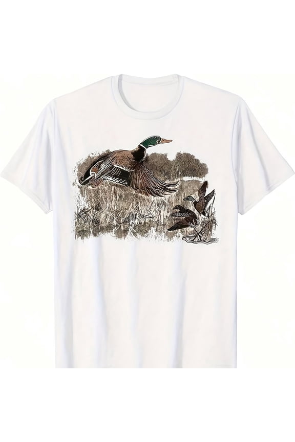 Vintage Duck Retro Duck Animal Lover Mallard Mallard T-Shirt220G22