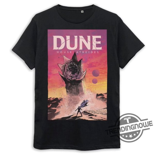 Vintage Dune House Atreides Shirt Dune 2 Shirt The Spice Must Flow