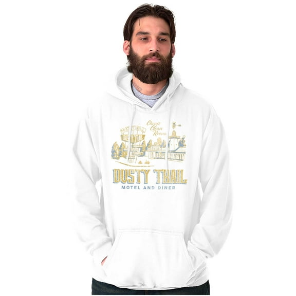 Vintage Dusty Trail Motel and Diner Hoodie Sweatshirt Women Men Brisco Brands M