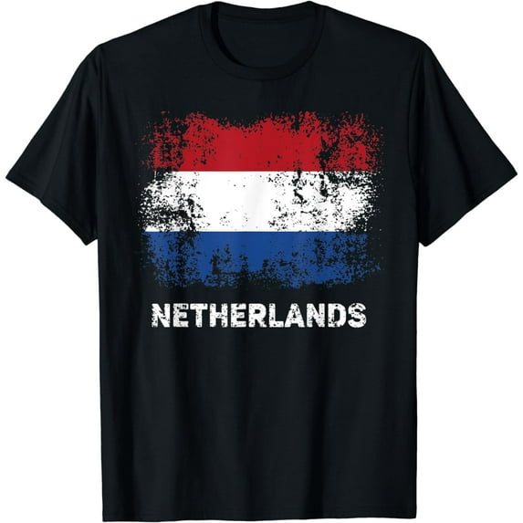 Vintage Dutch Flag Shirt Patriotic Netherlands, Flag T-Shirt mens t hirt men,black,women,misfits,journey ,boys