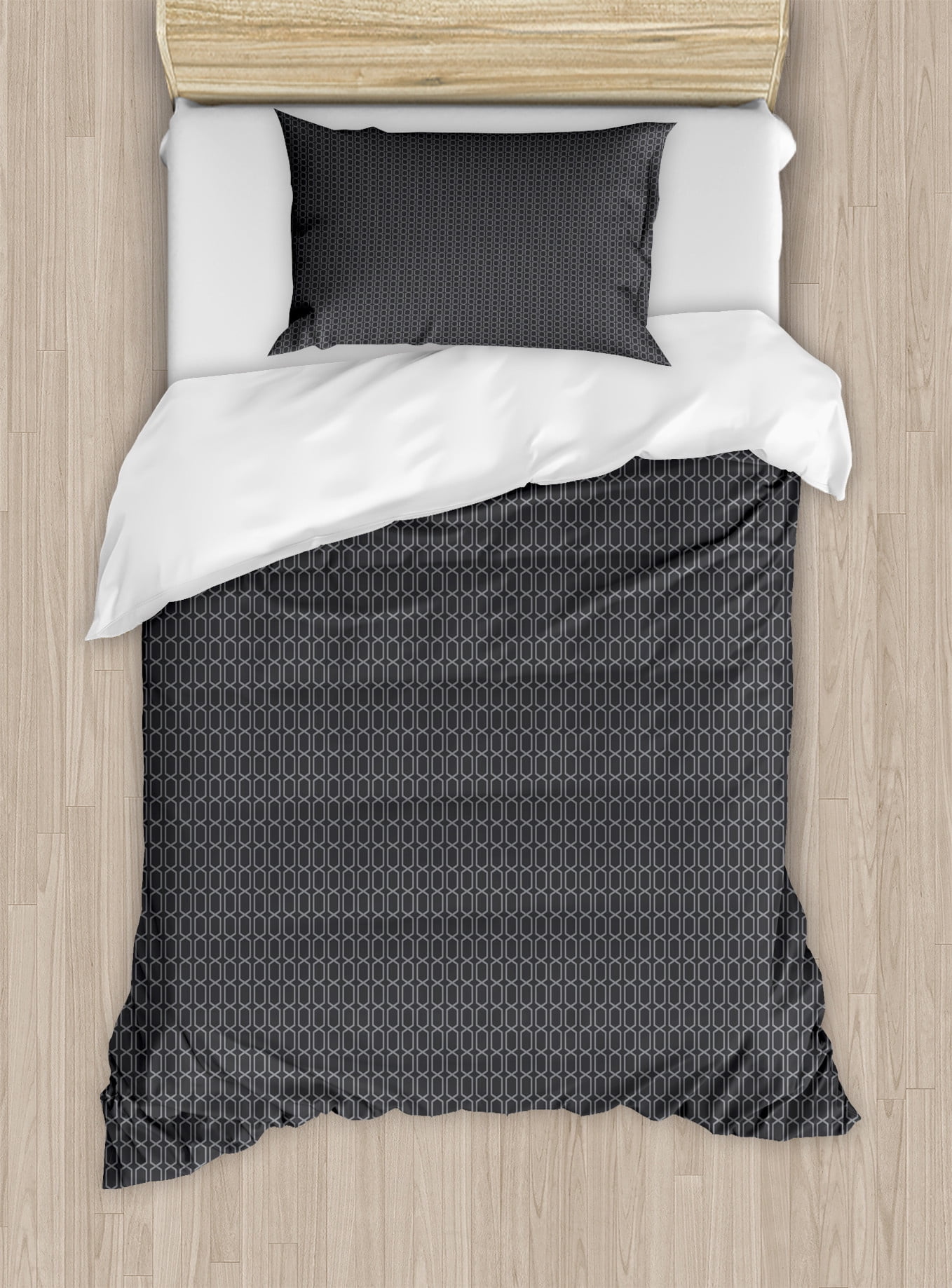 Ambesonne Geometric Shapes Duvet Cover Set