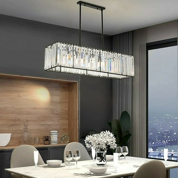 Vintage E12 Crystal Pendant Light Ceiling Lamp Dining Room Chandelier Fixture