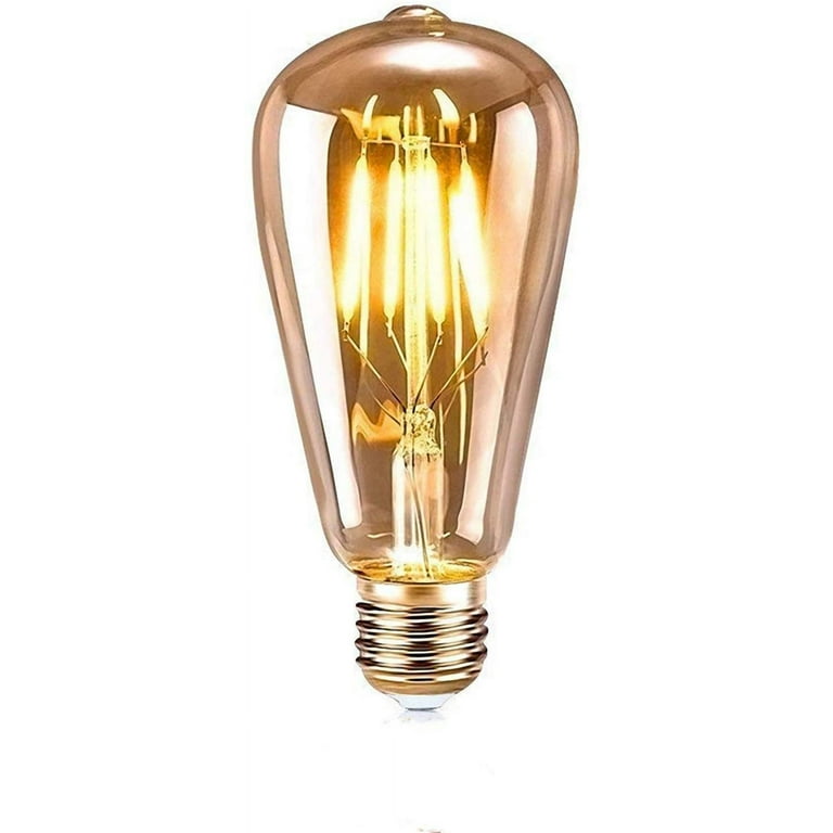 Vintage E27 Light Bulb, 1pc Edison LED Light Bulb E27 ST64
