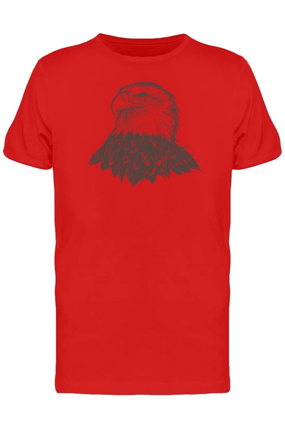 Vintage Eagle Cool Sketch T-Shirt Men -Image by Shutterstock, Male Medium