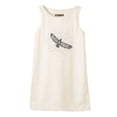 thumbnail image 1 of Vintage Eagle Printed Vintage 100% Cotton Linen Mini Shift Dress WDS_01 2, 1 of 1