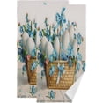 thumbnail image 1 of Vintage Easter Egg Hand Towels 2 PCS, Spring Blue Flower Kitchen Towel Ultra Soft and Highly Absorbent,Decorative Fingertip Face Towel for Bathroom Hotel, 28.3"x14.4", 1 of 4