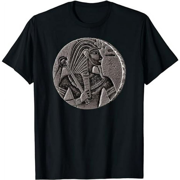 Vintage Egypt Shirt Art-Egyptian Pharaoh Black Coin King Tut T