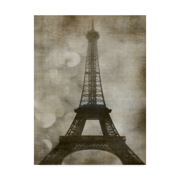 Vintage Eiffel I' Canvas Art by Honey Malek