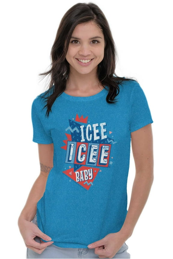 Vintage Eighties Icee Baby Logo Women's T Shirt Ladies Tee Brisco Brands S