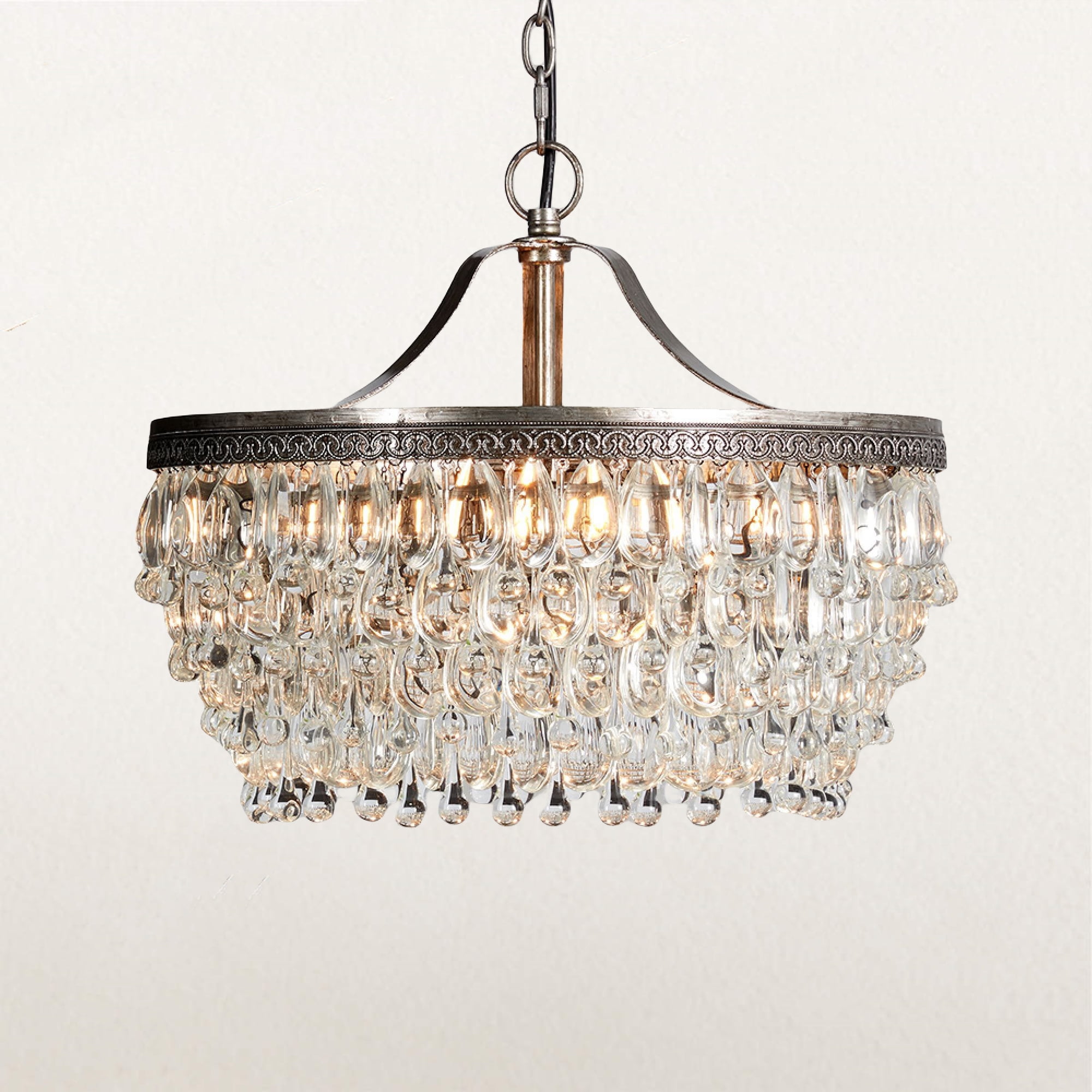 Vintage Elegance Crystal Round Chandelier , Dinning Room Chandelier ...