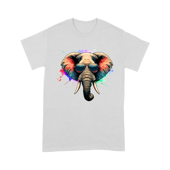 Vintage Elephant Wildlife Animals Elephants Lover Unisex Standard T-Shirt