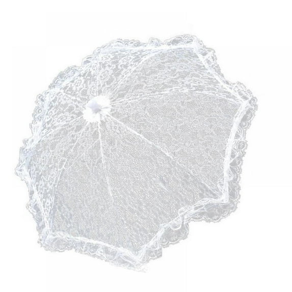 Vintage Embroidery Lace Parasol, Wedding Bridal Umbrella, Party Photograph Parasol,Party Decor