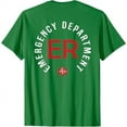 Vintage Emergency Department Emergency Room Nurse On Back TShirt