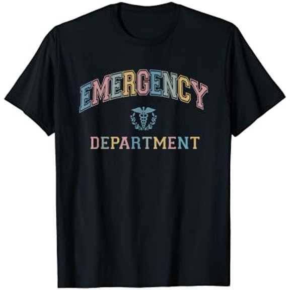 Vintage Emergency Nurse Ed Nurse Er Emergency Department T-Shirt Size S-5XL