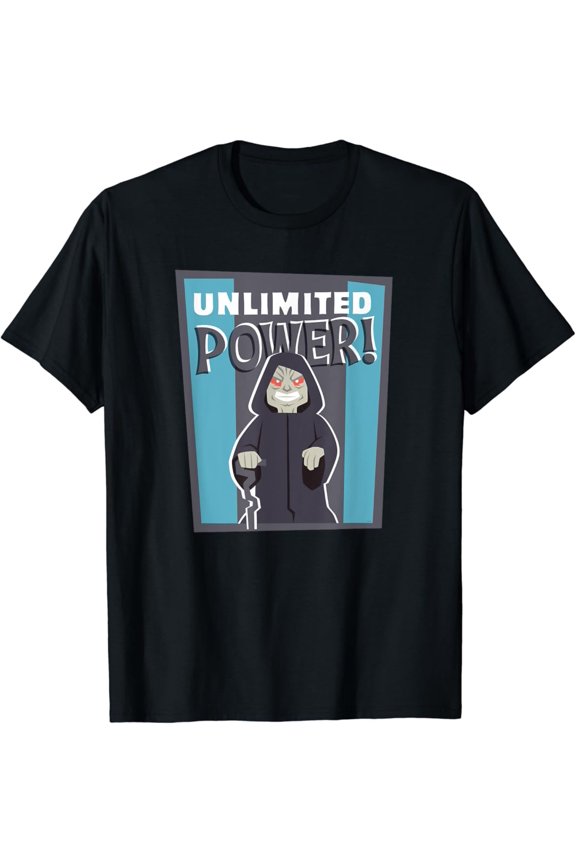 Vintage Emperor Palpatine Darth Sidious Unlimited Power T-Shirt S-5XL - Trending Birrthday Tee Gifts Vintage Tee -Birthday Gifts