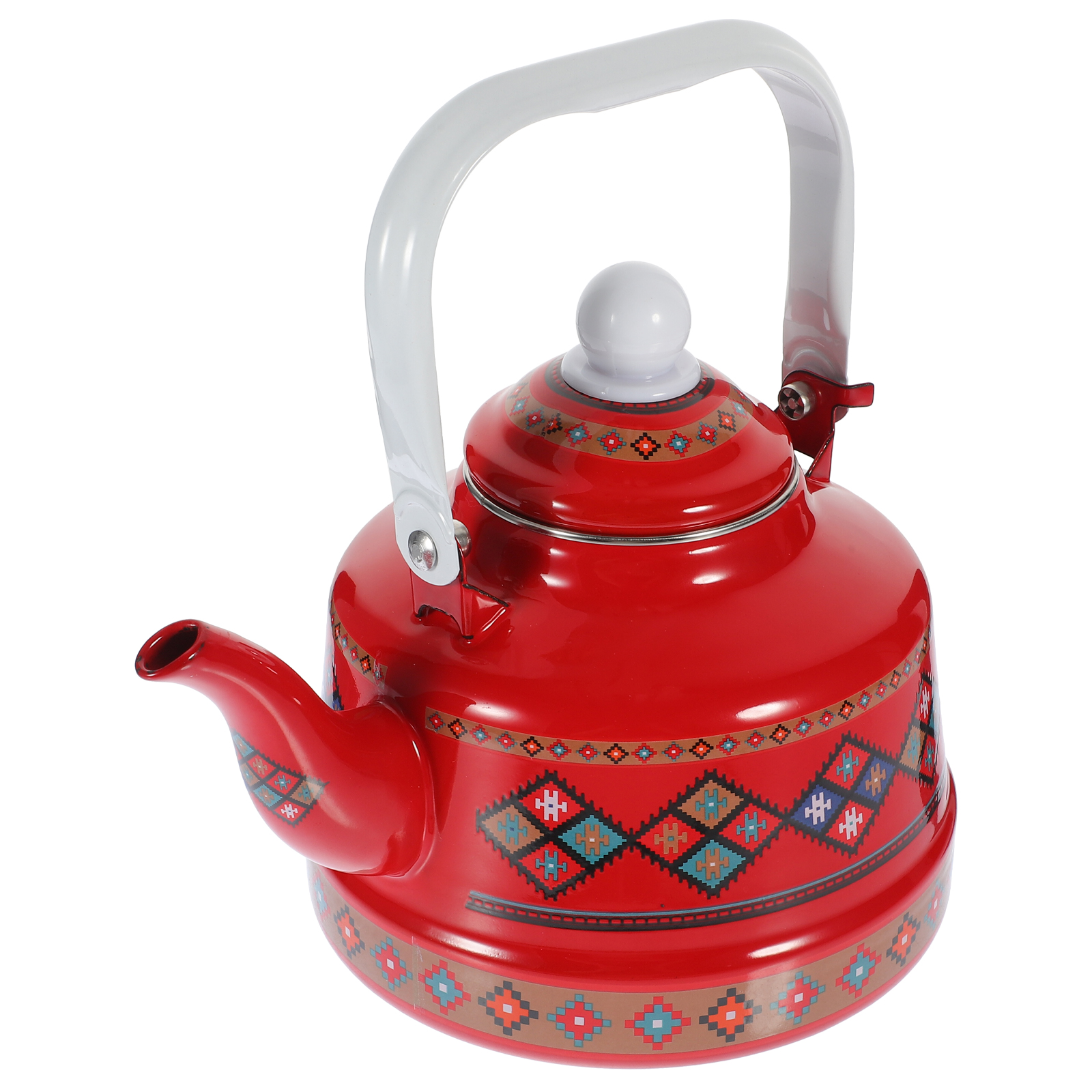 Vintage Enamel Tea Kettle Retro Retro Hot Water Tea Kettle Pot Water Boiling Kettle