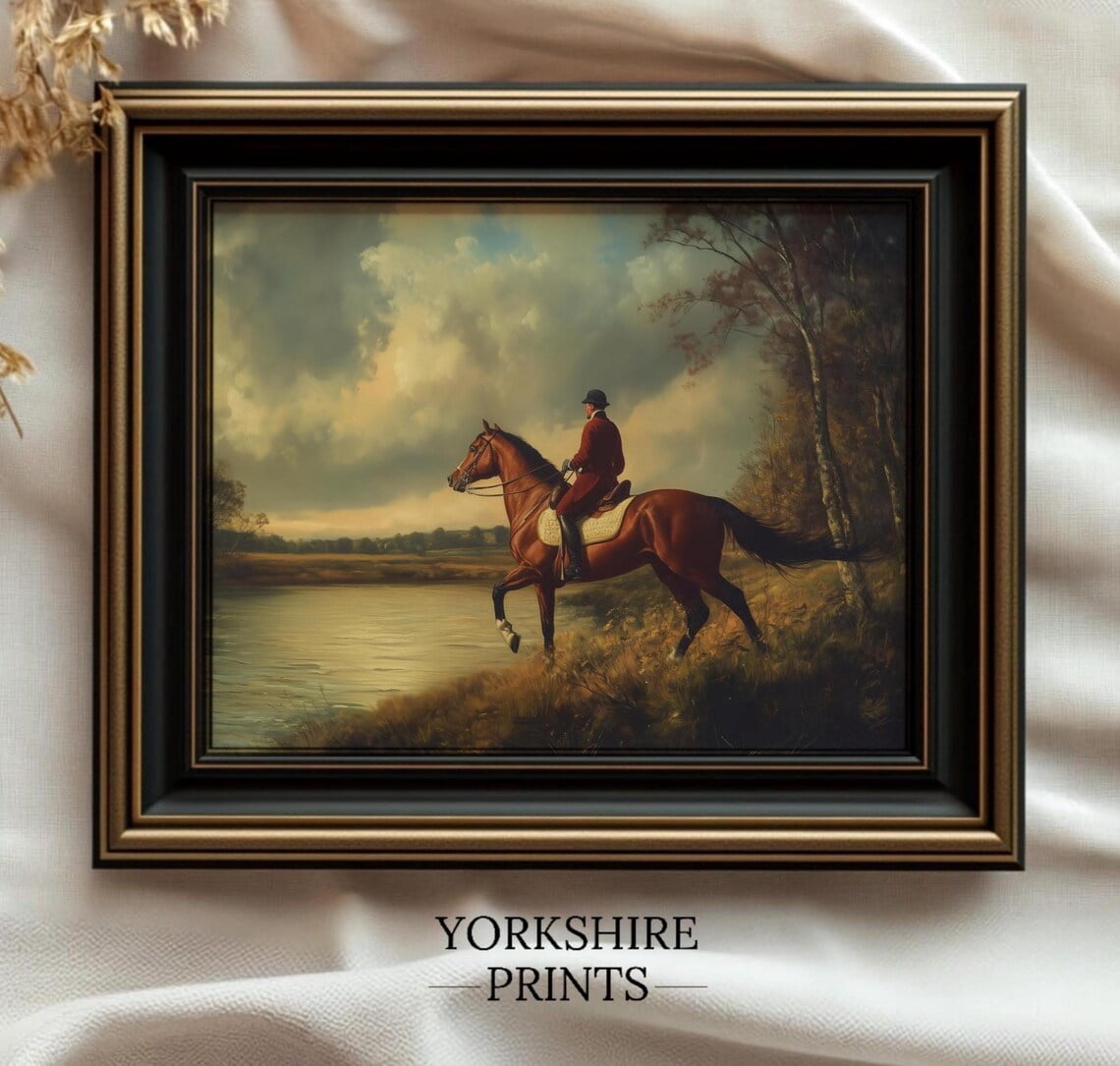 Vintage Equestrian Print, English Horse & Rider 3558 UNFRAMED Poster ...