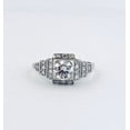 thumbnail image 1 of Vintage Estate Art Deco Engagement Ring For Women's Gift 1.9 Ct Diamond 14K White Gold Over, 1 of 2