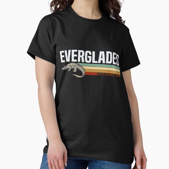 Vintage Everglades National Park Alligators Florida Park Shirt Classic T-Shirt T-Shirt - Perfect T-Shirt For Everyone
