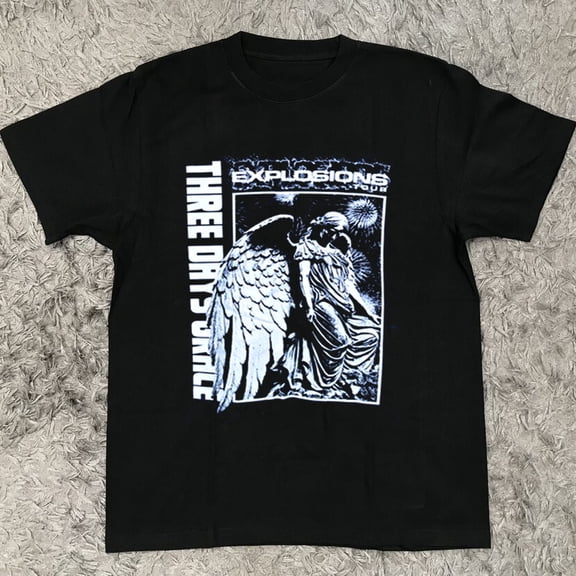Vintage Explosions Three Days Grace Black S-3XL Shirt HH334