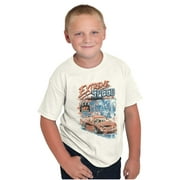 Vintage Extreme Speed Racecar Driver Crewneck T Shirts Boy Girl Teen Brisco Brands L