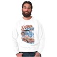 thumbnail image 1 of Vintage Extreme Speed Racecar Driver Unisex Plus Fleece Graphic Sweatshirt Brisco Brands 2X, 1 of 3