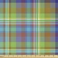 thumbnail image 1 of Ambesonne Vintage Fabric by the Yard Upholstery, Checkered Inspired Layout, 1 Yard, Multicolor, 1 of 5