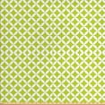 thumbnail image 1 of Ambesonne Vintage Fabric by the Yard Upholstery, Retro Diamond Star Rounds, 10 Yards, Yellow Green White, 1 of 4