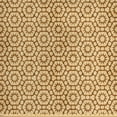 thumbnail image 1 of Ambesonne Vintage Fabric by the Yard Upholstery, Moorish Geometric Tiles, 10 Yards, Beige and Caramel, 1 of 4