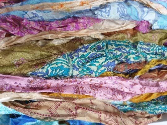 65 Yards Sari Silk Ribbon Yarn – Soft & Colorful For Knitting, Crochet, Jewelry & Gift Wrapping (1-3mm, 60m Bundle)