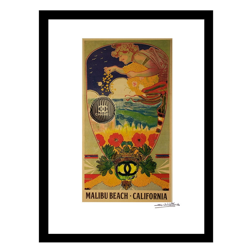 Vintage Fairy Tale in Malibu Framed Print