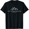 thumbnail image 1 of Vintage Faith Can Move Mountains Christian T-Shirt, 1 of 3