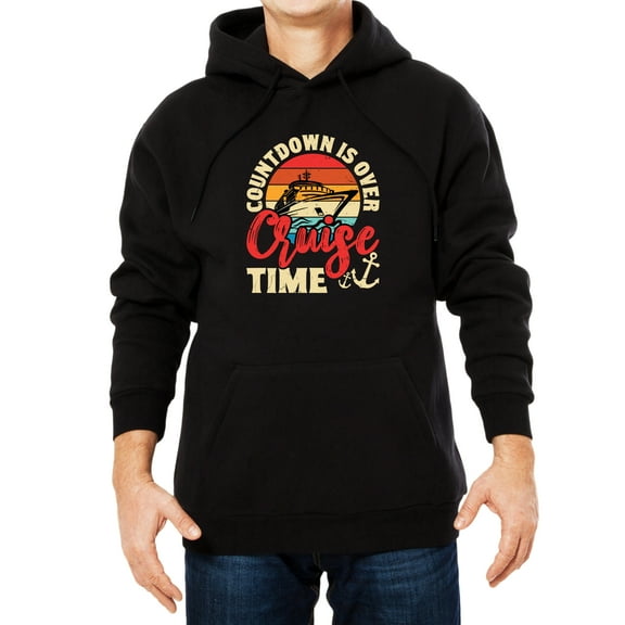 Vintage Family Cruise Design Women's Heavyweight Fleece Lined Pullover Hoodie, Size S-3XL