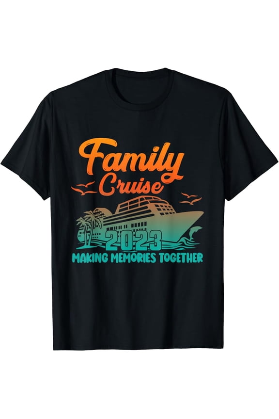 Vintage Family Vacation Cruise 2023 T-Shirt - Perfect Gifts For Everyone