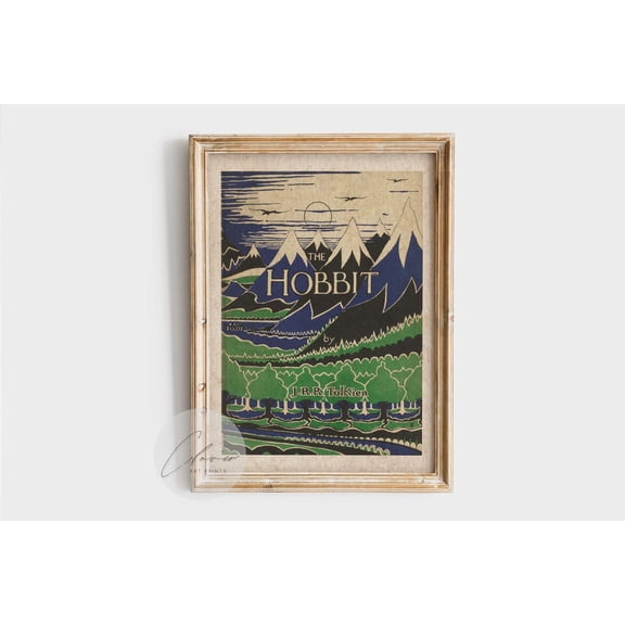 Vintage Fantasy Book Cover Print, Retro Adventure Wall Art, Literary For Readers, Storybook Decor, Classic Book Art Home Decor #65, Unframed Poster Size 16x24