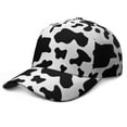 thumbnail image 1 of Vintage Farm Animal Pattern Dad Hat - Minimalist Cow Cartoon Adjustable Snapback Cap for Unisex, Country-Themed Aesthetic with Curved Brim & UV Protection, 1 of 7