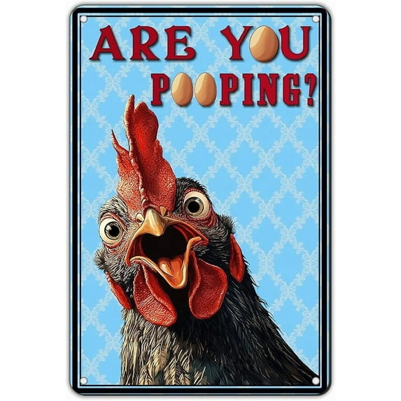 Vintage Farm Fresh Eggs Chicken Coop Metal Sign Funny Fresh Eggs Sale Here Farm Tin Poster Outdoor Farmers Market Wall Decor 12x8 Inch