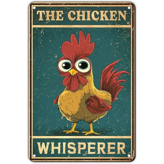 Vintage Farm Fresh Eggs Chicken Coop Metal Sign Funny Fresh Eggs Sale Here Farm Tin Poster Outdoor Farmers Market Wall Decor 12x8 Inch