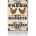 thumbnail image 1 of Vintage Farm Fresh Eggs Chicken Coop Metal Sign Funny Fresh Eggs Sale Here Farm Tin Poster Outdoor Farmers Market Wall Decor 12x8 Inch, 1 of 5